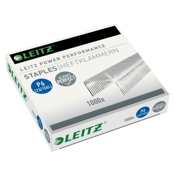 Toate produsele, Capse LEITZ Power Performance, P6, 23/15XL, 1000 buc/cutie - vectordirect.ro