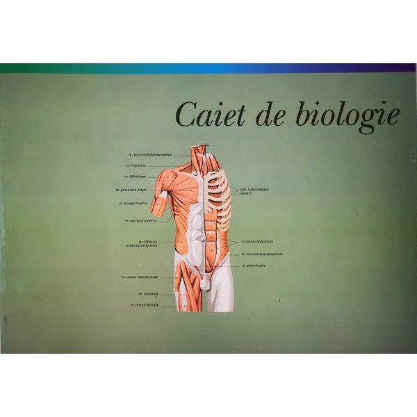 Rechizite scolare NO BRAND, CAIET BIOLOGIE MARE GOLD - vectordirect.ro