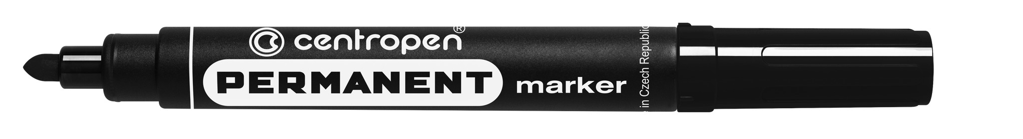 MARKER PERMANENT NEGRU VARF ROTUND 2.5MM 8566 CENTROPEN