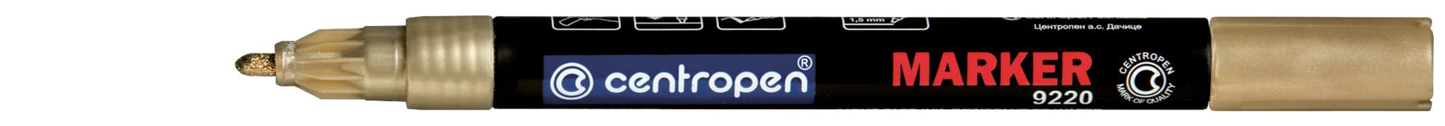 CENTROPEN, MARKER VOPSEA AURIE 1.5MM 9220 CENTROPEN - vectordirect.ro