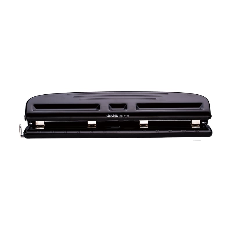 Mape din plastic DELI, PERFORATOR 4 GAURI 10 COLI DIVERSE CULORI DELI - vectordirect.ro