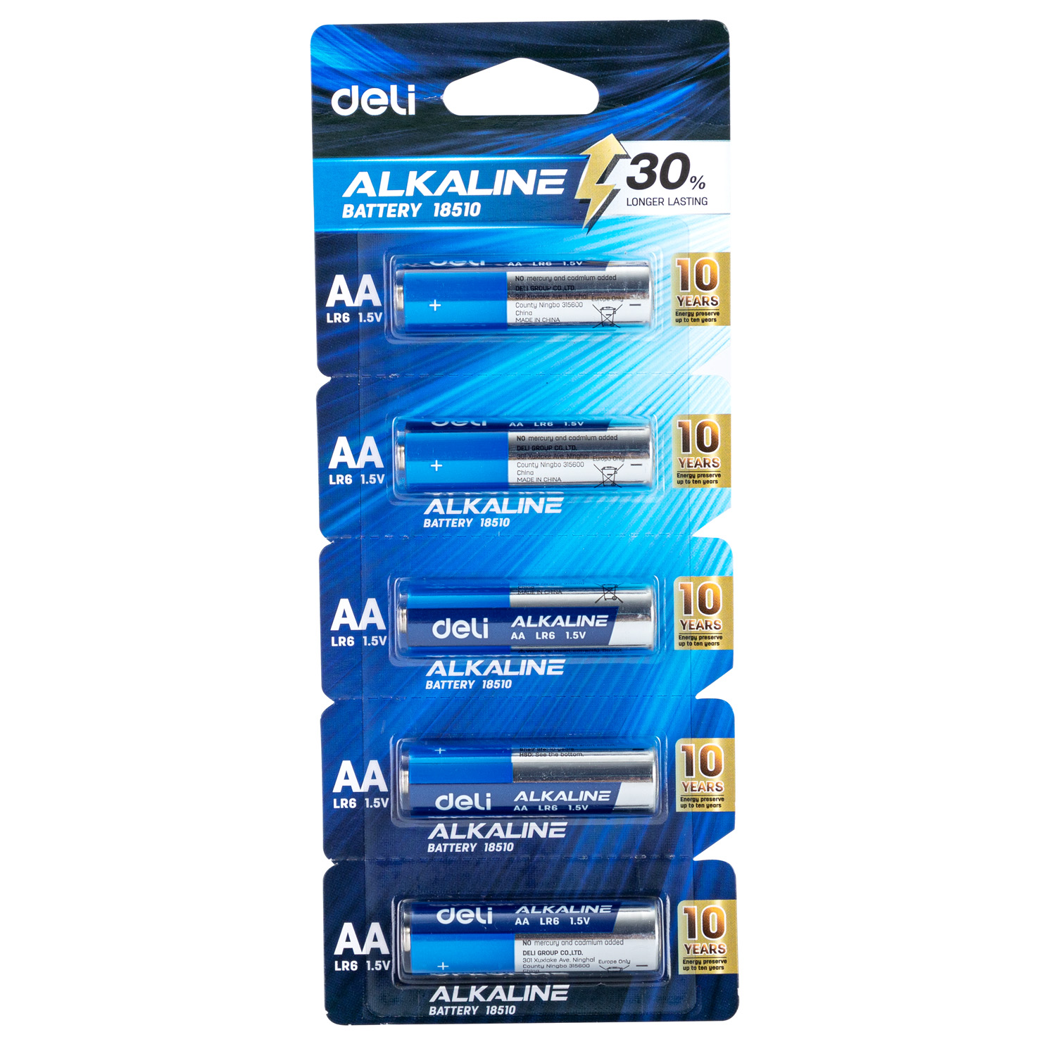 Echipamente protectia muncii, BATERII R6(AA) ALCALINE BLISTER 1 BUC DELI - vectordirect.ro