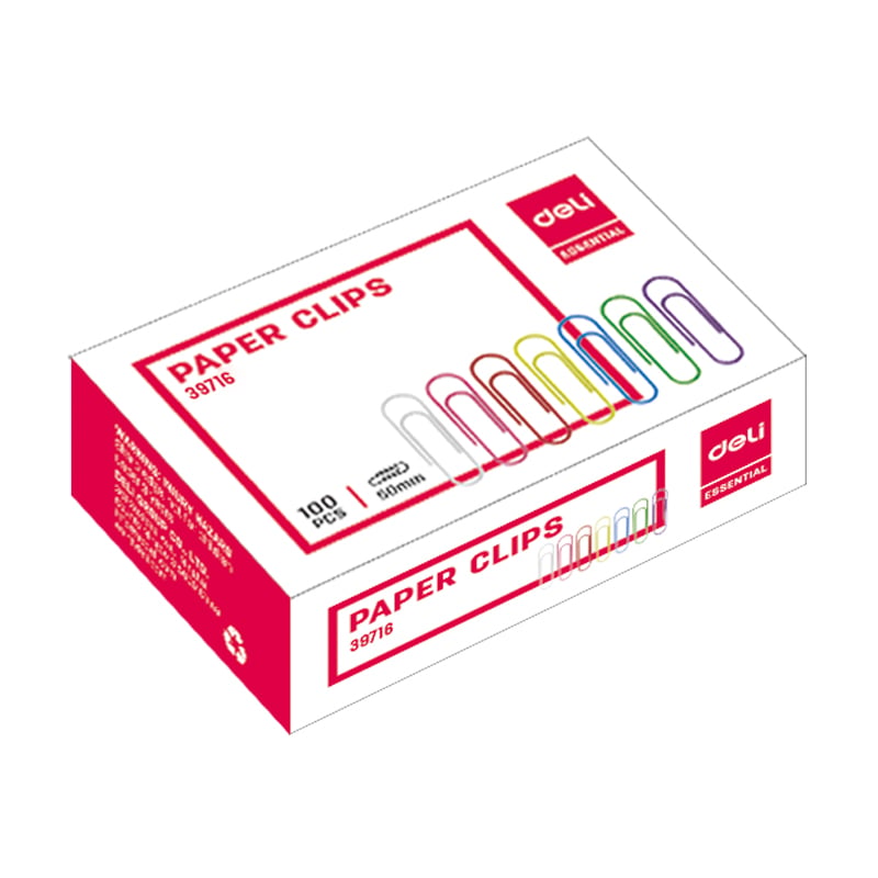 Capse, decapsatoare DELI, AGRAFE METAL 33MM COLOR 100 BUC/CUT DELI - vectordirect.ro