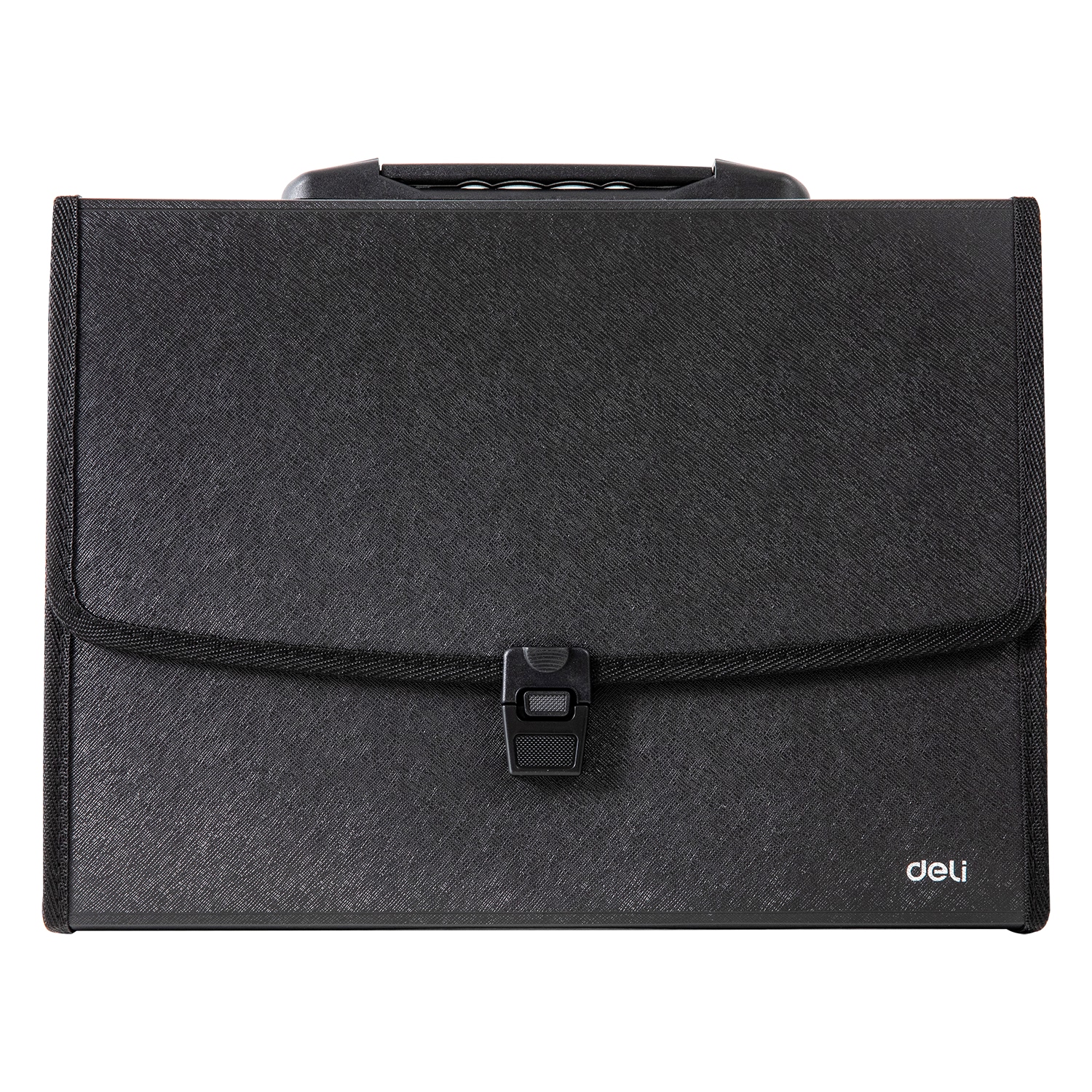 SERVIETA PLASTIC RIGID CU MANER 7 COMPART. NEAGRA DELI