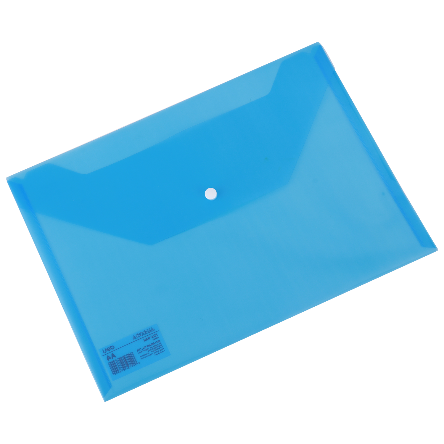 Mape din plastic Optima DELI, MAPA PLASTIC CU BUTON A4 ALBASTRA DELI - vectordirect.ro