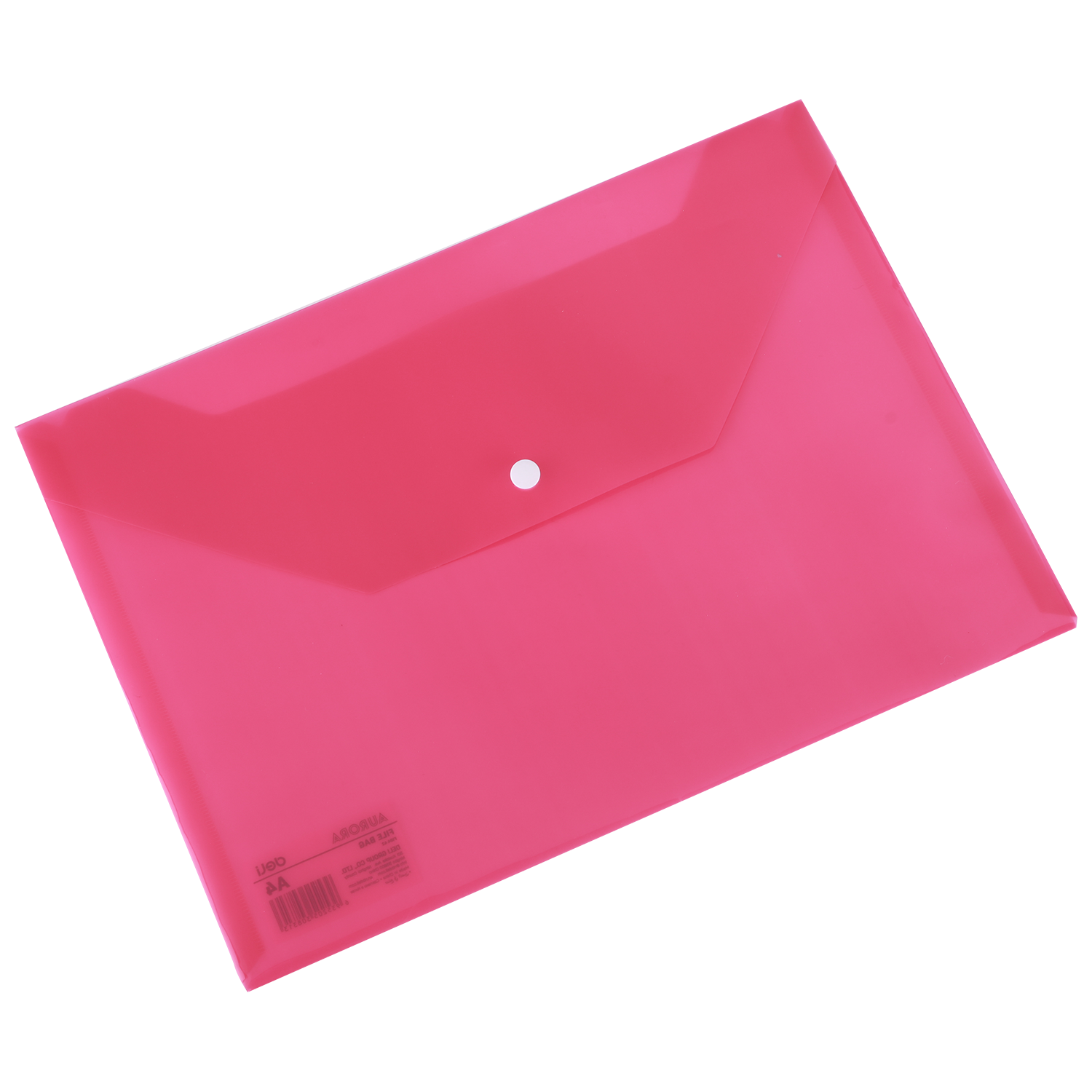 Mape din plastic Optima DELI, MAPA PLASTIC CU BUTON A4 ROSIE DELI - vectordirect.ro