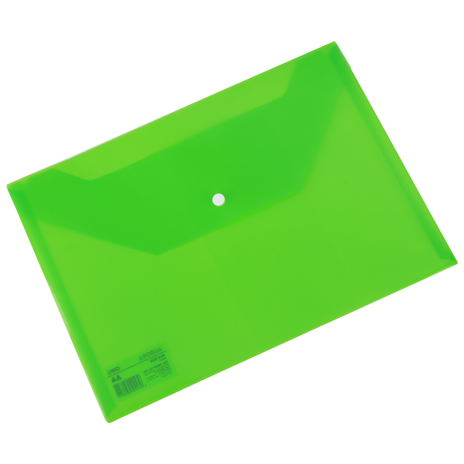 Mape din plastic Optima DELI, MAPA PLASTIC CU BUTON A4 VERDE DELI - vectordirect.ro