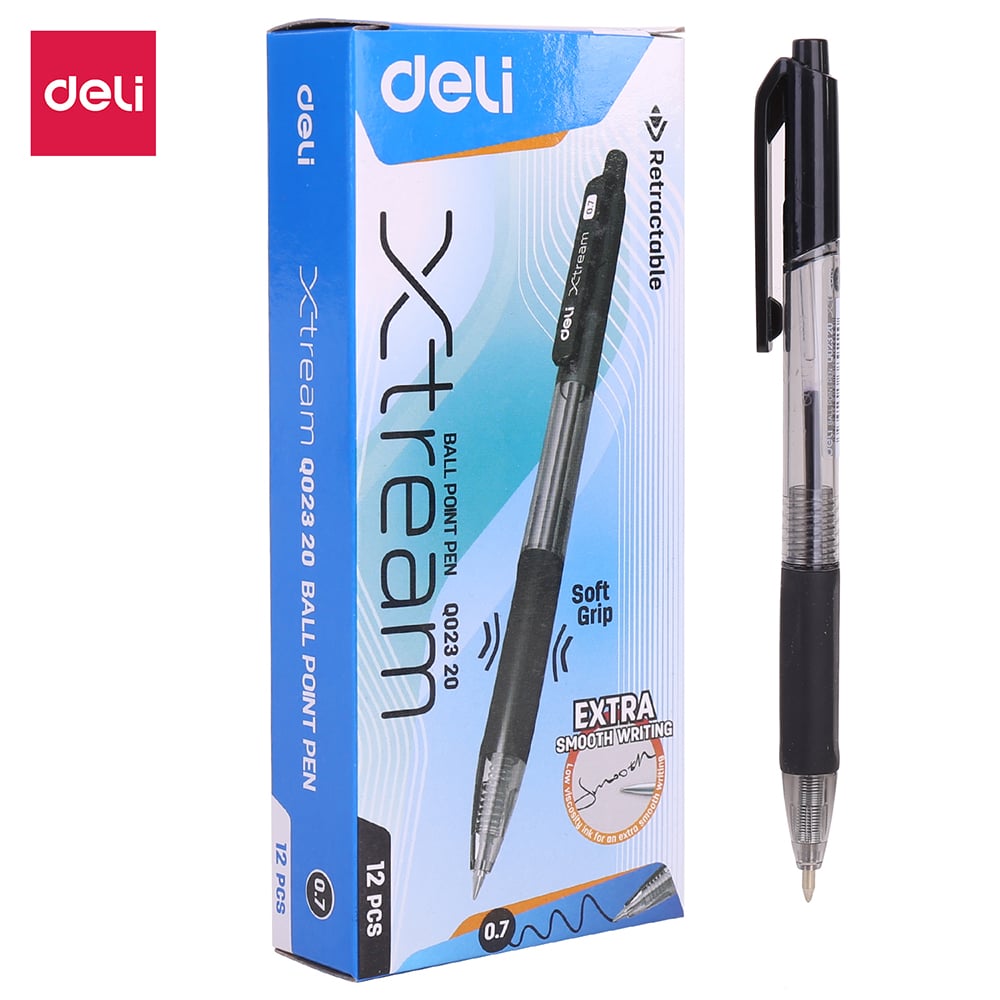 Pixuri ieftine, PIX CU MECANISM 0.7MM XTREAM NEGRU DELI - vectordirect.ro