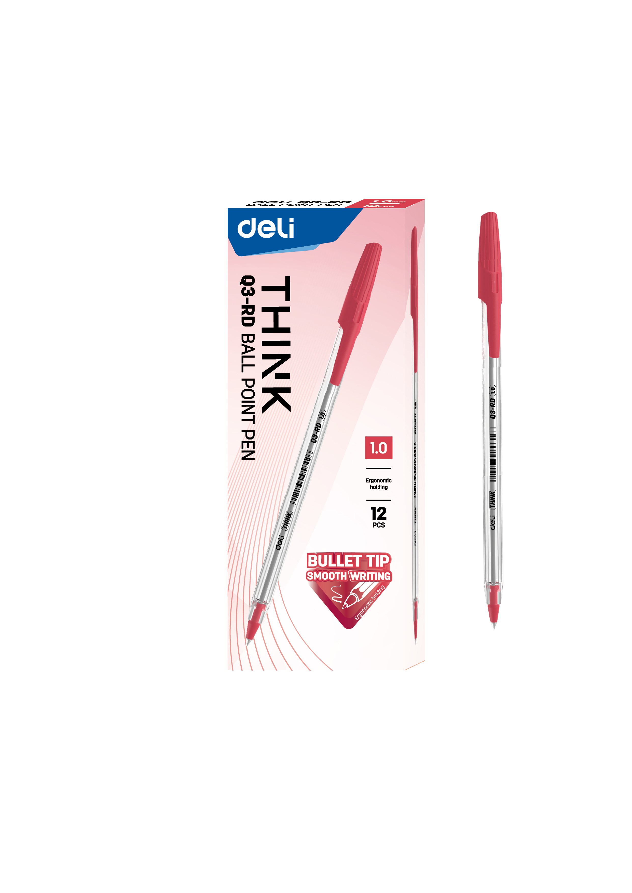 Rechizite scolare DELI Das PIGNA_CAIETE Standardgraph, PIX UNICA FOLOSINTA 1MM Q3 THINK ROSU DELI - vectordirect.ro
