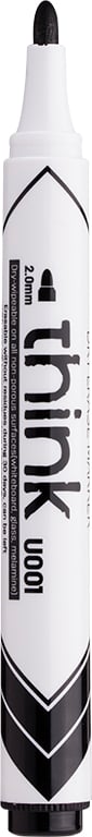 MARKER WHITEBOARD NEGRU 2MM DELI