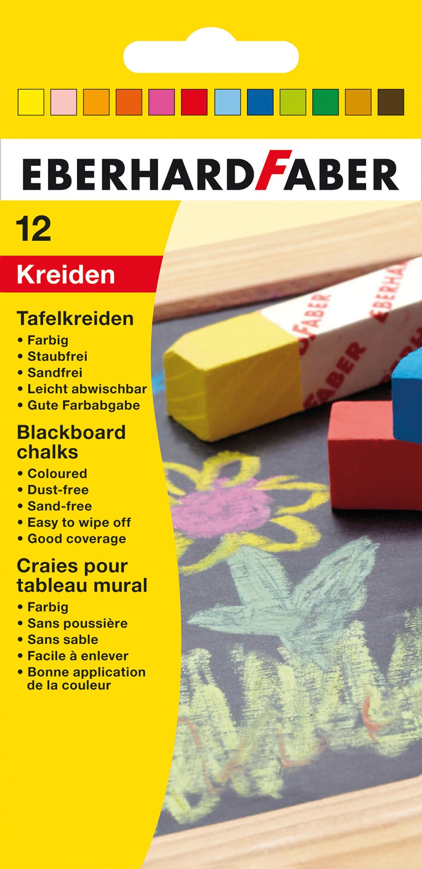 Toate produsele, CRETA COLOR 12/CUT EBERHARD FABER - vectordirect.ro