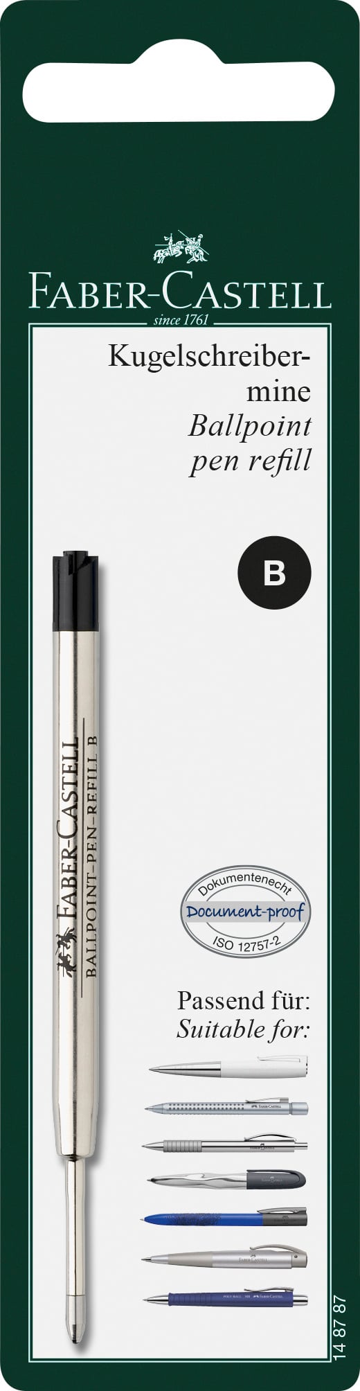 Corectoare, BLISTER REZERVA PIX METAL B NEAGRA FABER-CASTELL - vectordirect.ro