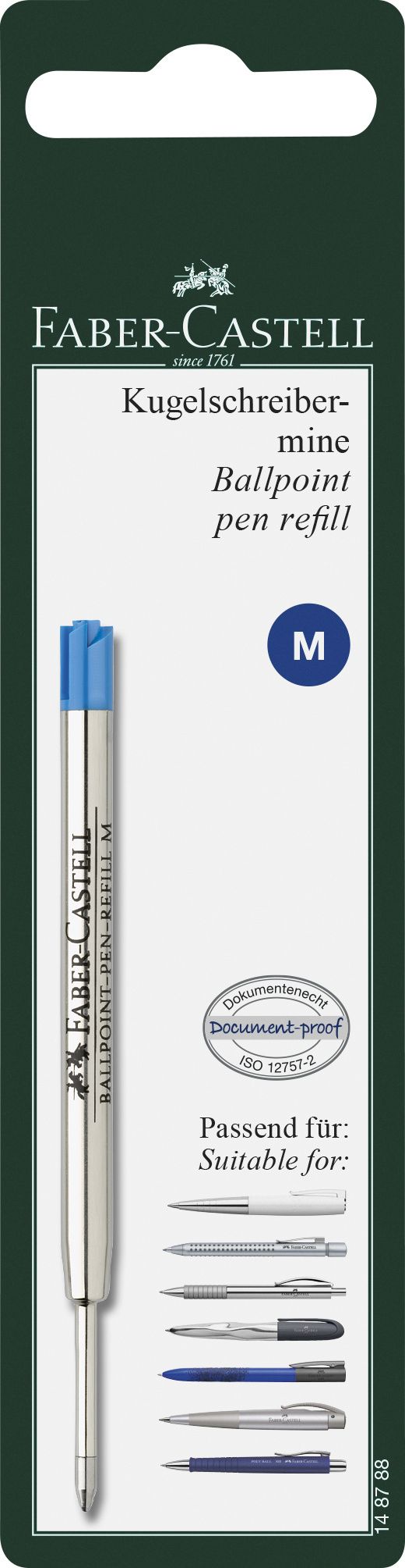 Corectoare, BLISTER REZERVA PIX METAL M ALBASTRA FABER-CASTELL - vectordirect.ro