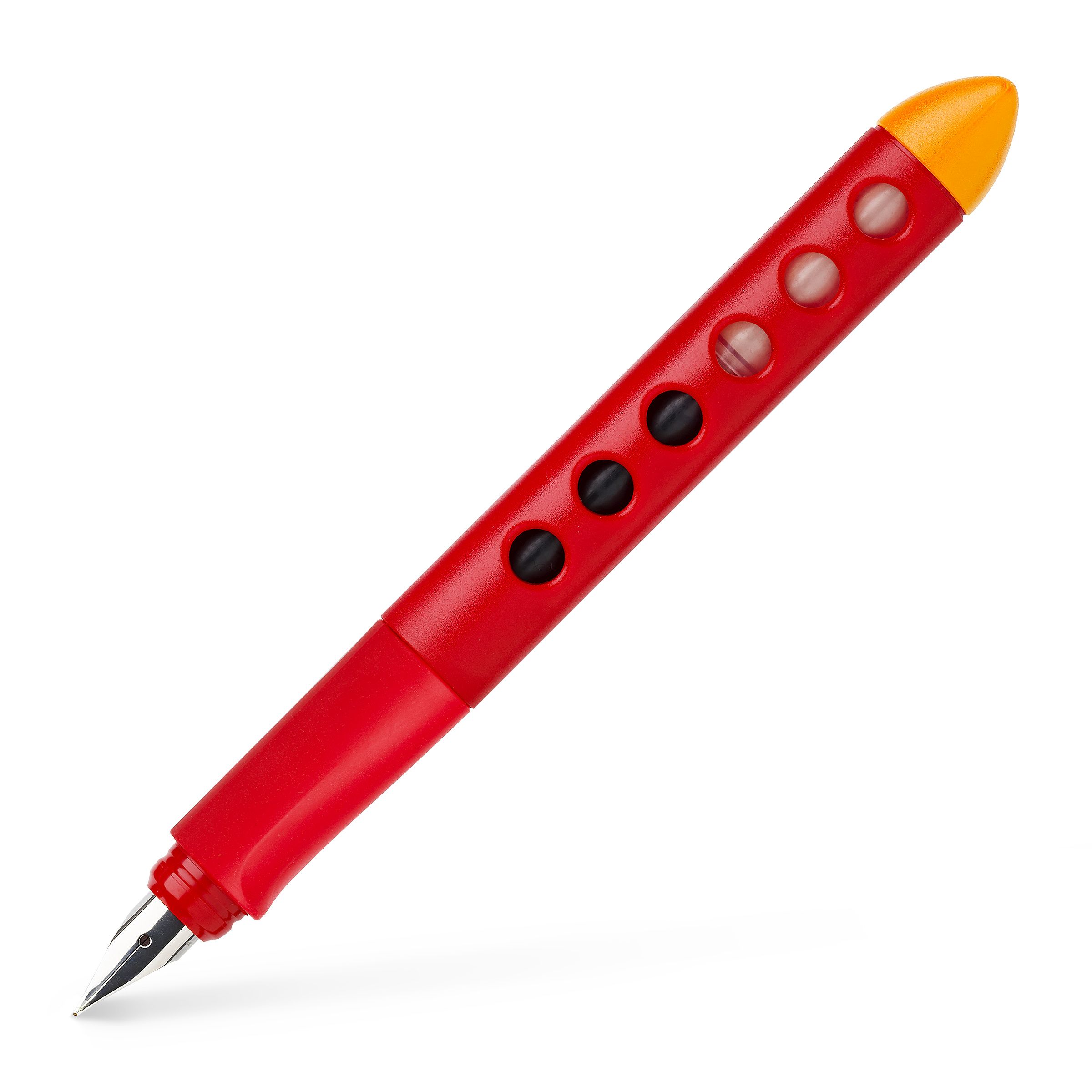 Rechizite scolare NO BRAND Silka, STILOU SCOLAR SCRIBOLINO ROSU STANGACI FABER-CASTELL - vectordirect.ro