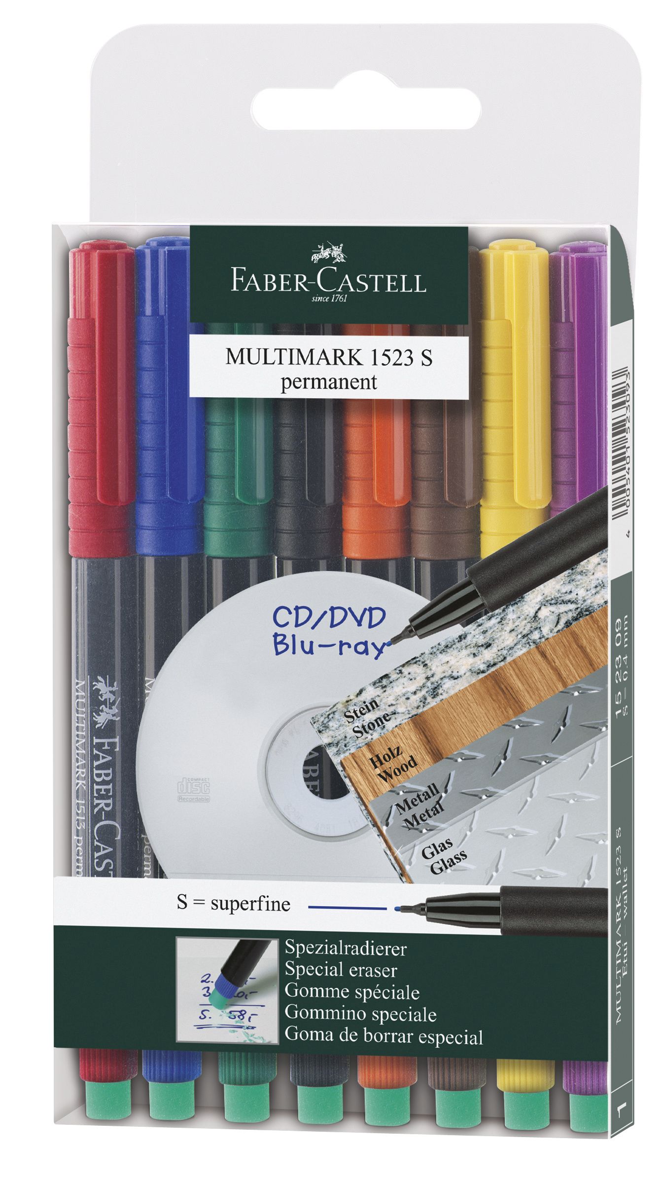 Toate produsele, MARKER PERMANENT SET 8 S MULTIMARK FABER-CASTELL - vectordirect.ro