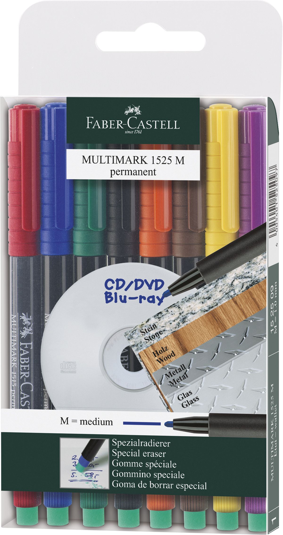 Toate produsele, MARKER PERMANENT SET 8 M MULTIMARK FABER-CASTELL - vectordirect.ro