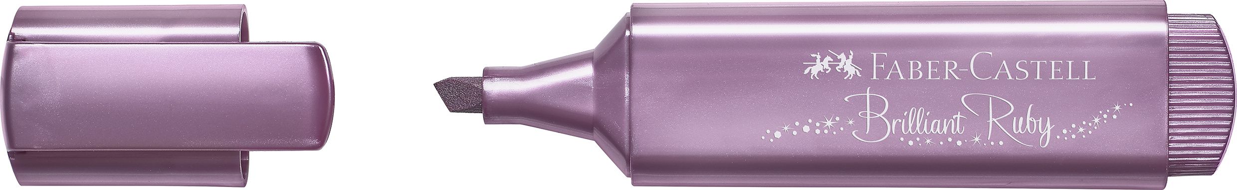 Instrumente de scris, TEXTMARKER RUBINIU METALIZAT 1546 FABER-CASTELL - vectordirect.ro