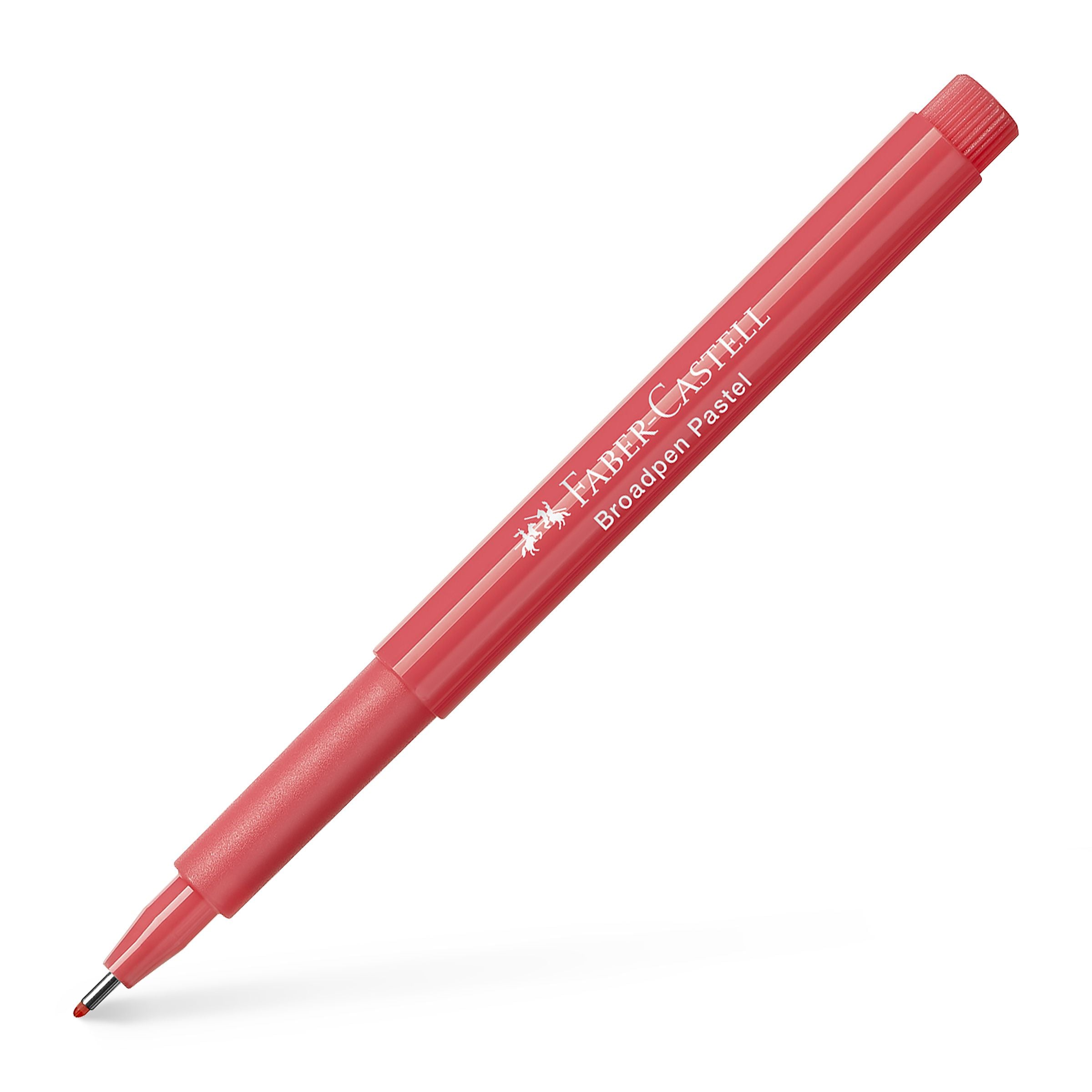 Instrumente de scris, LINER 0.8MM APRICOT PASTEL BROADPEN 1544 FABER-CASTELL - vectordirect.ro