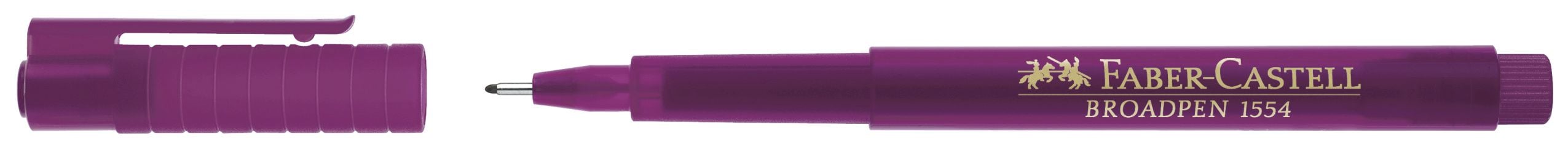Toate produsele, LINER 0.8MM MAGENTA BROADPEN 1554 FABER-CASTELL - vectordirect.ro
