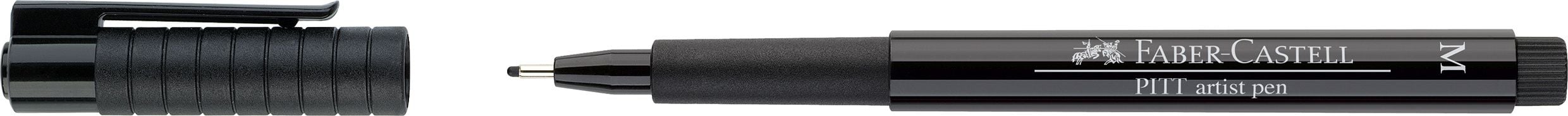 Hartie copiator, PITT ARTIST PEN M NEGRU FABER-CASTELL - vectordirect.ro
