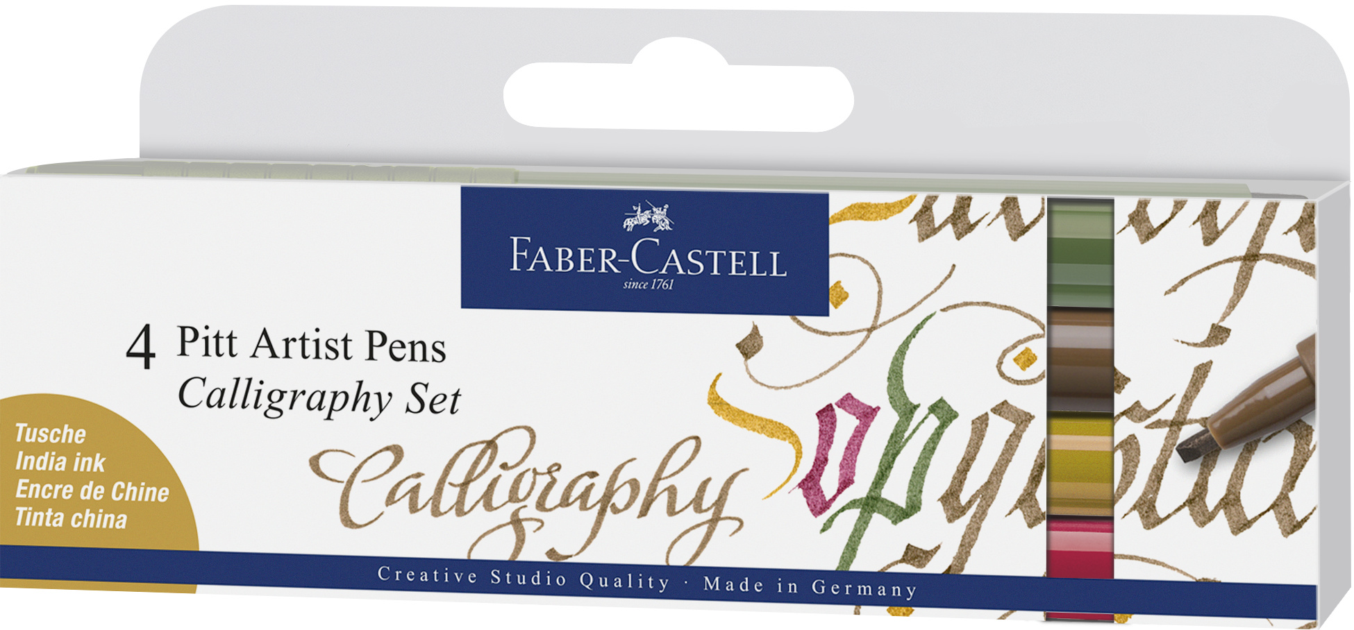 Rechizite scolare Papermate PIGNA_CAIETE BIC Das Leitz, PITT ARTIST PEN CALIGRAFIC SET 4 BUC COLOR FABER-CASTELL - vectordirect.ro