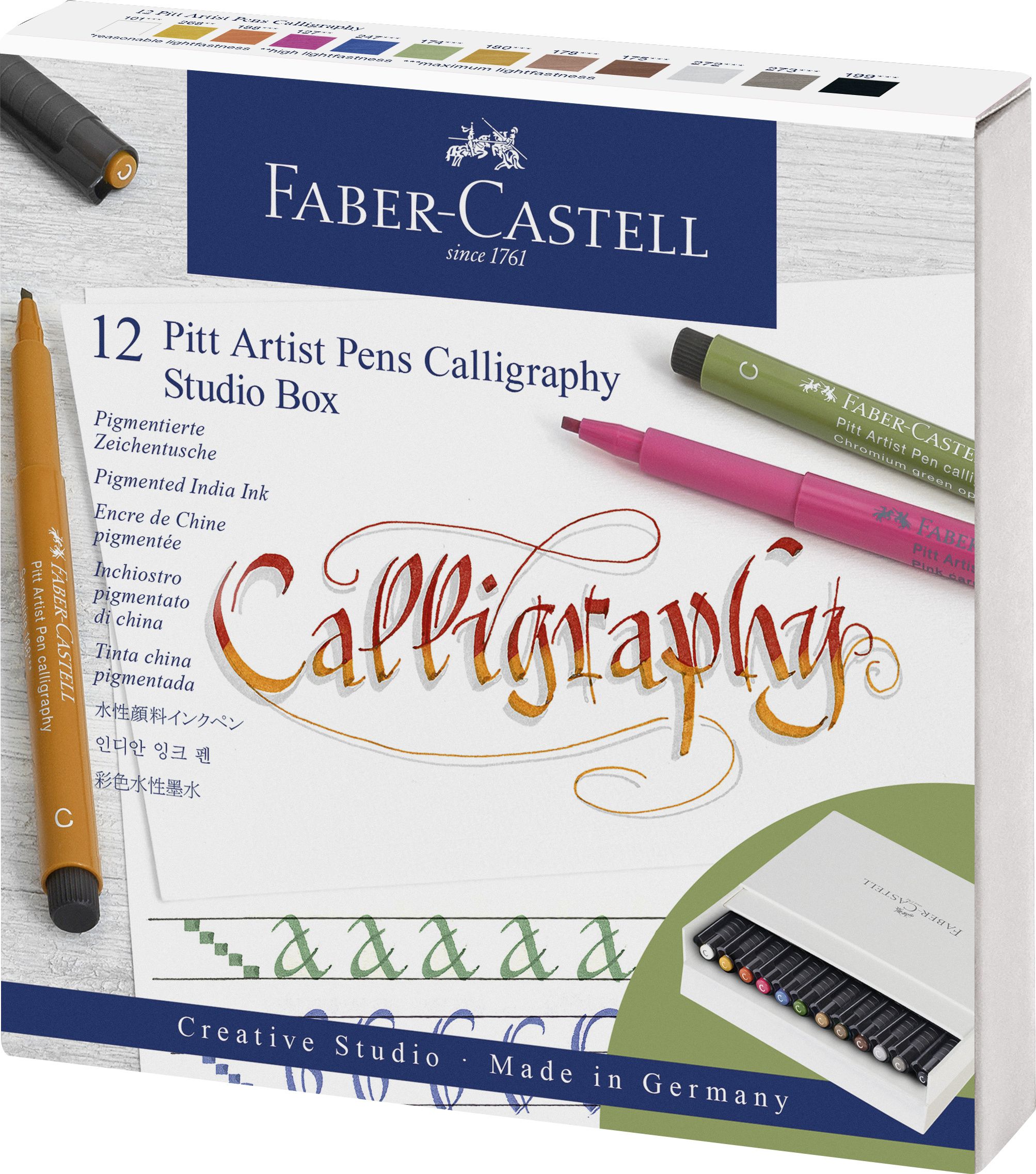 Rechizite scolare Papermate PIGNA_CAIETE BIC Das Leitz, PITT ARTIST PEN CALIGRAFIC CUTIE STUDIO 12 BUC FABER-CASTELL - vectordirect.ro