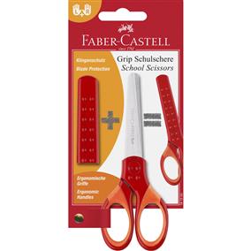 Rechizite scolare Schneider Nikidom Roller, FOARFECA SCOLARA CU PROTECTIE GRIP ROSIE FABER-CASTELL - vectordirect.ro