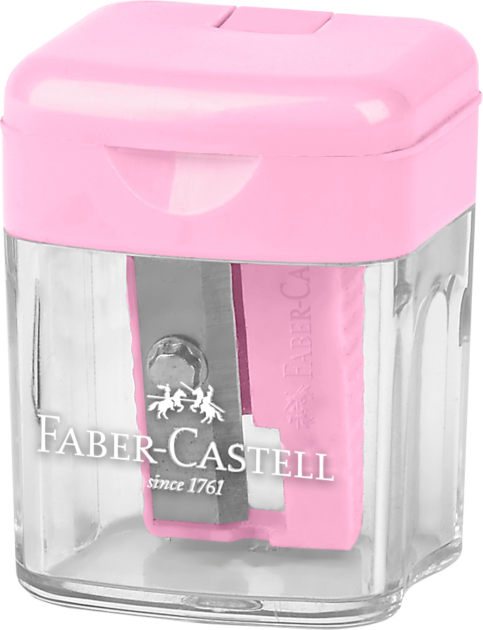 Rechizite scolare Aurora Nikidom BIC Zipit, ASCUTITOARE PLASTIC SIMPLA CU CONTAINER PASTEL FABER-CASTELL - vectordirect.ro