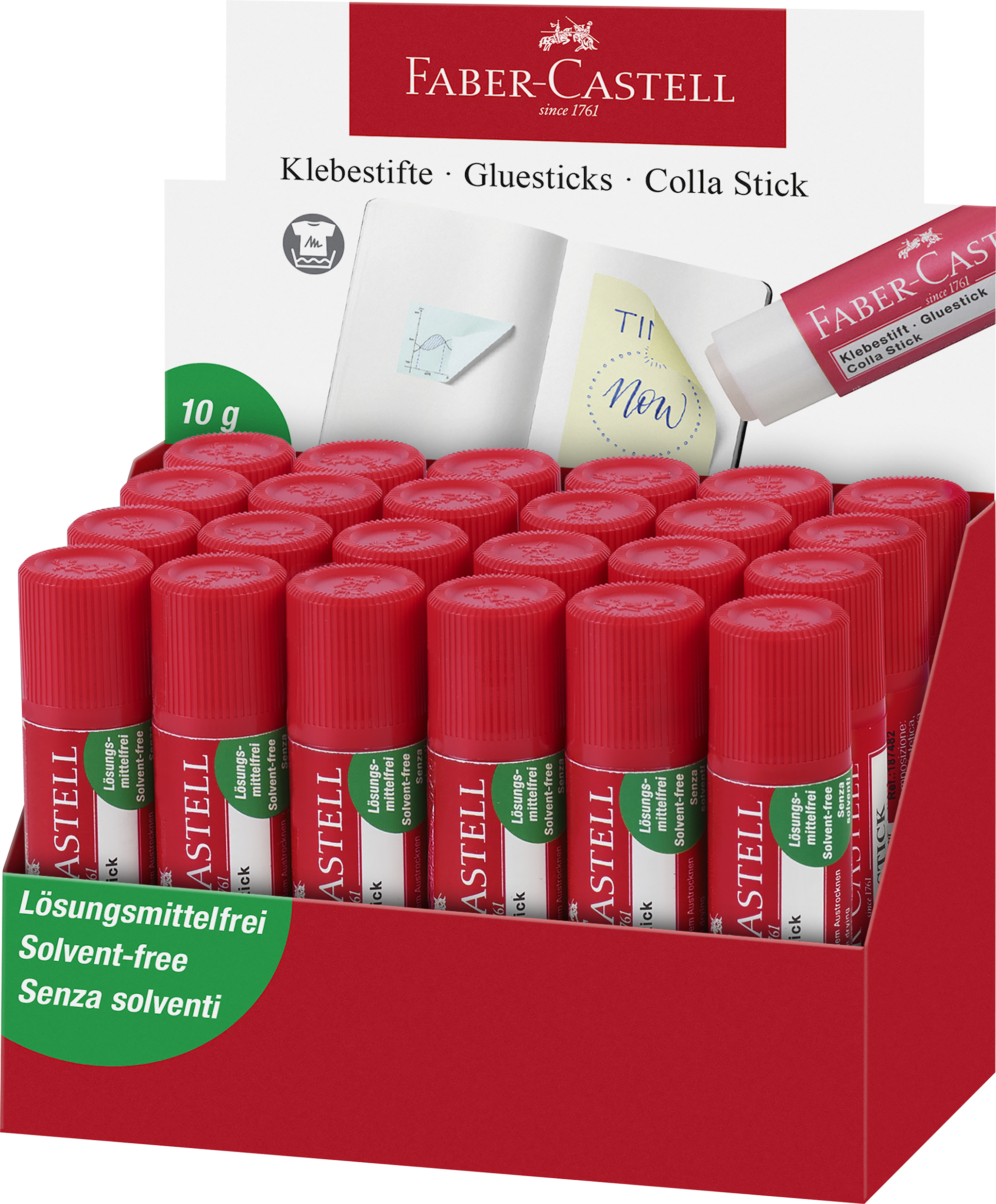 Rechizite scolare Kensington, LIPICI STICK 10G FABER-CASTELL - vectordirect.ro