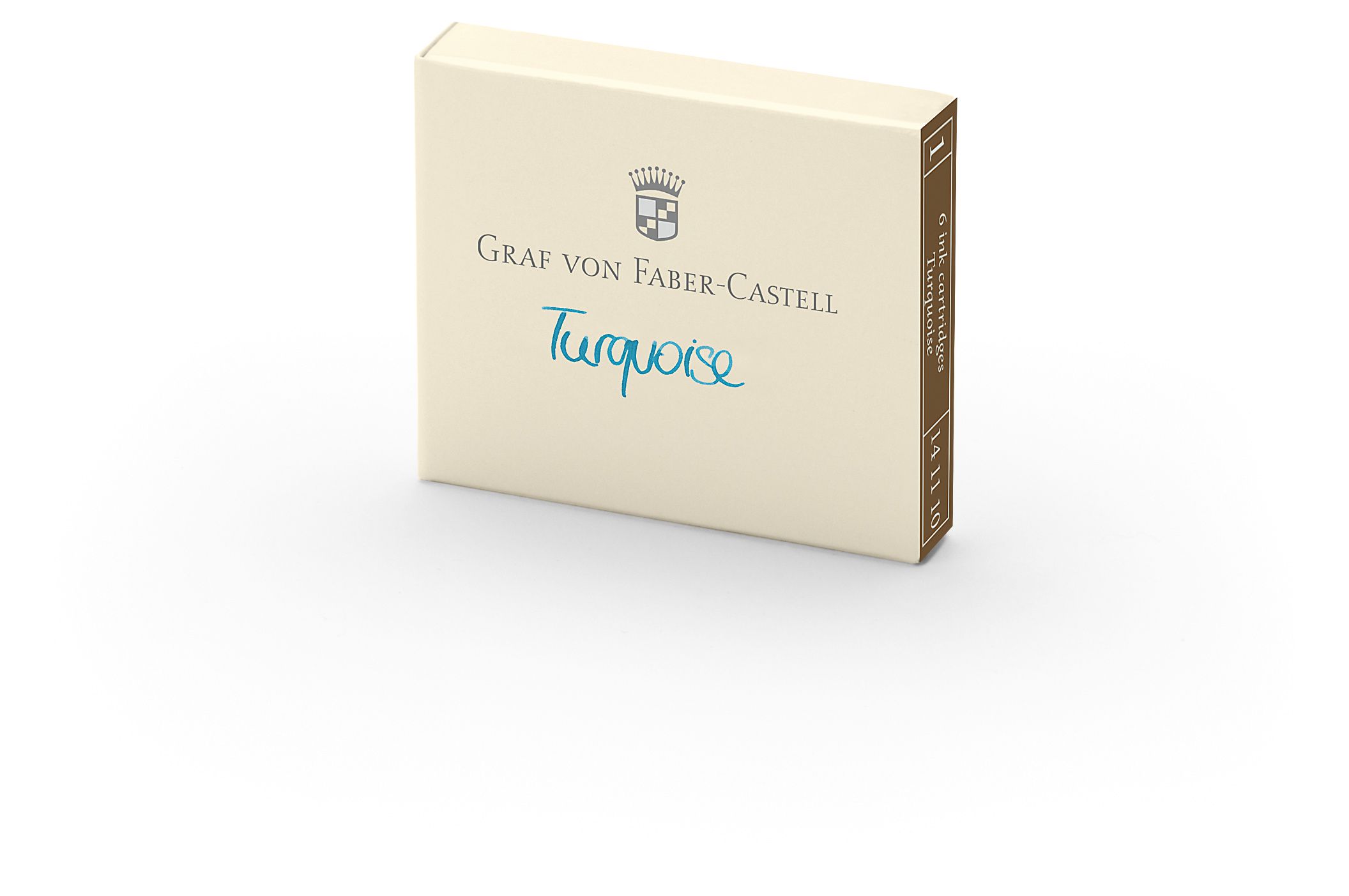 CARTUSE CERNEALA MICI TURCOAZ 6 BUC/CUTIE GRAF VON FABER-CASTELL
