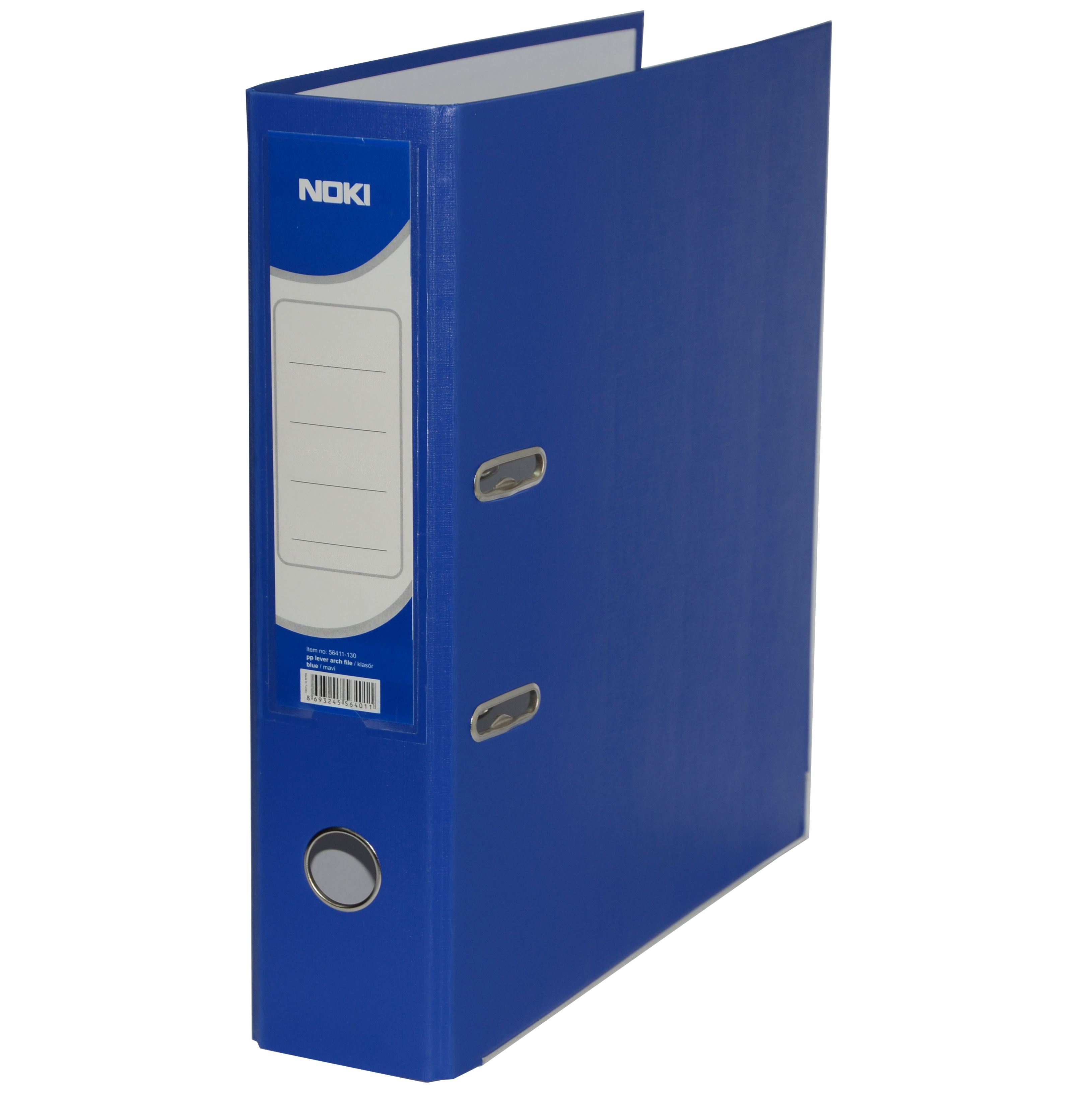 Noki, BIBLIORAFT PLASTIFIAT 7.5CM ALBASTRU NOKI - vectordirect.ro