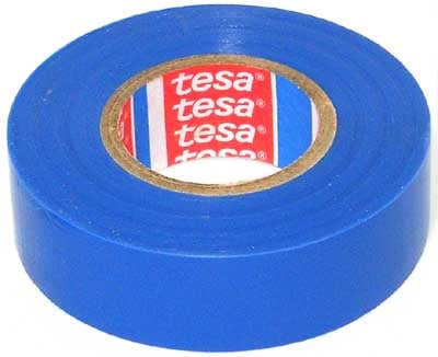 TESA, BANDA ADEZIVA ELECTROIZOLATOARE 20M*19MM ALBASTRA TESA - vectordirect.ro