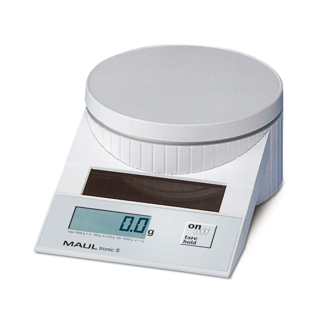 Toate produsele, Cantar pentru corespondenta, solar, MAUL tronic S, 5000 g - alb - vectordirect.ro