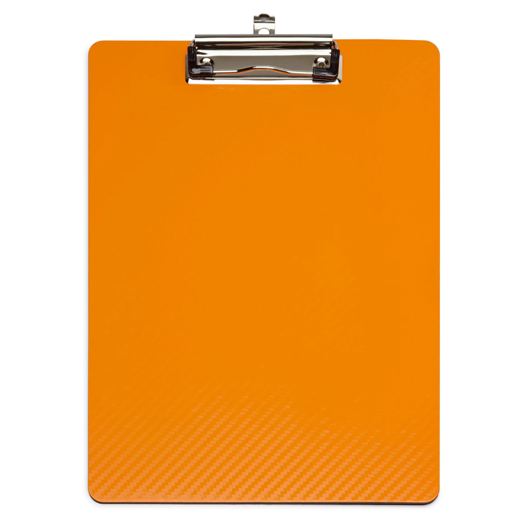 Laminatoare, folii laminare Maul, Clipboard simplu A4, plastifiat PP, MAUL Flexx - portocaliu - vectordirect.ro