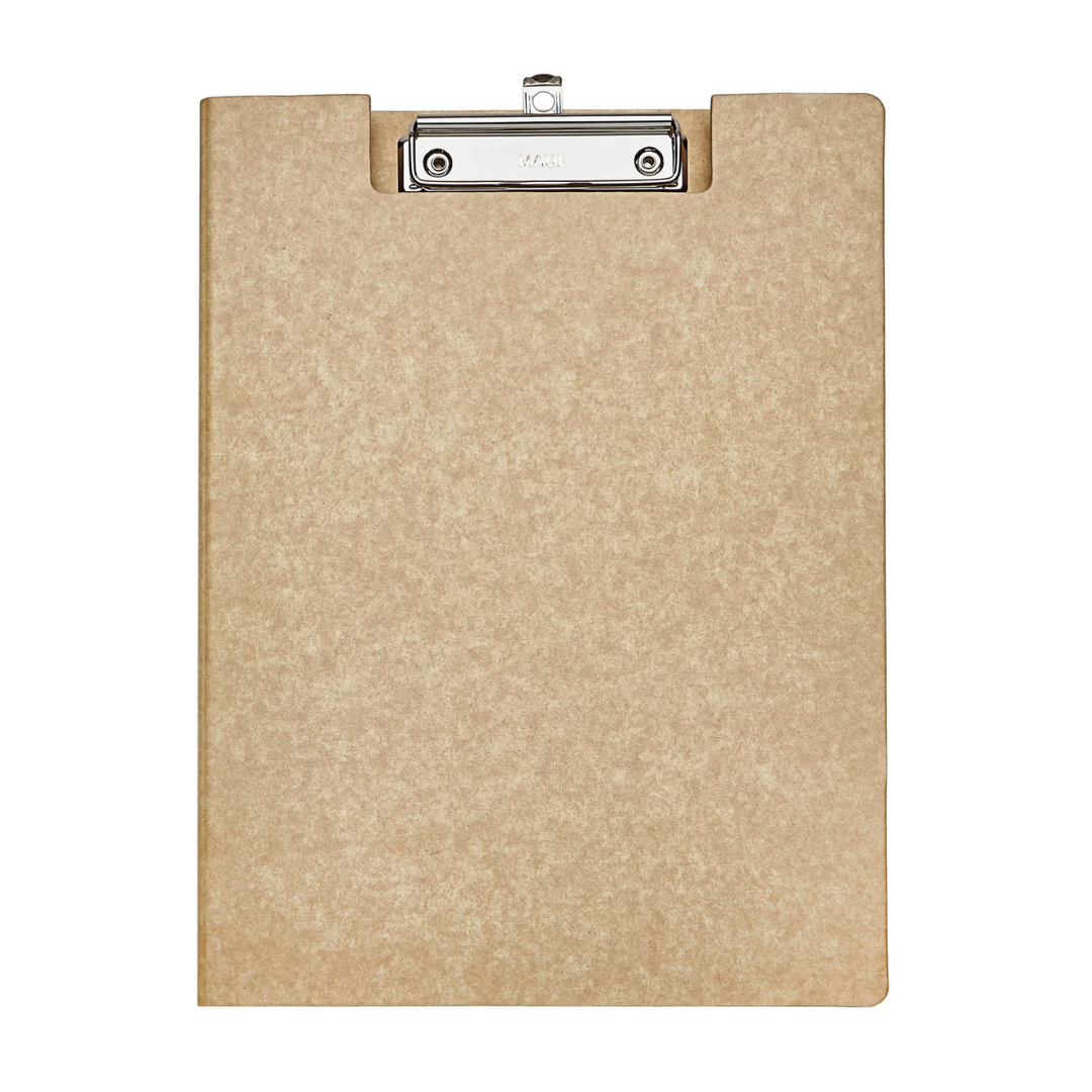 Laminatoare, folii laminare Maul, Clipboard dublu A4, din carton dur, MAUL Balance - maro - vectordirect.ro