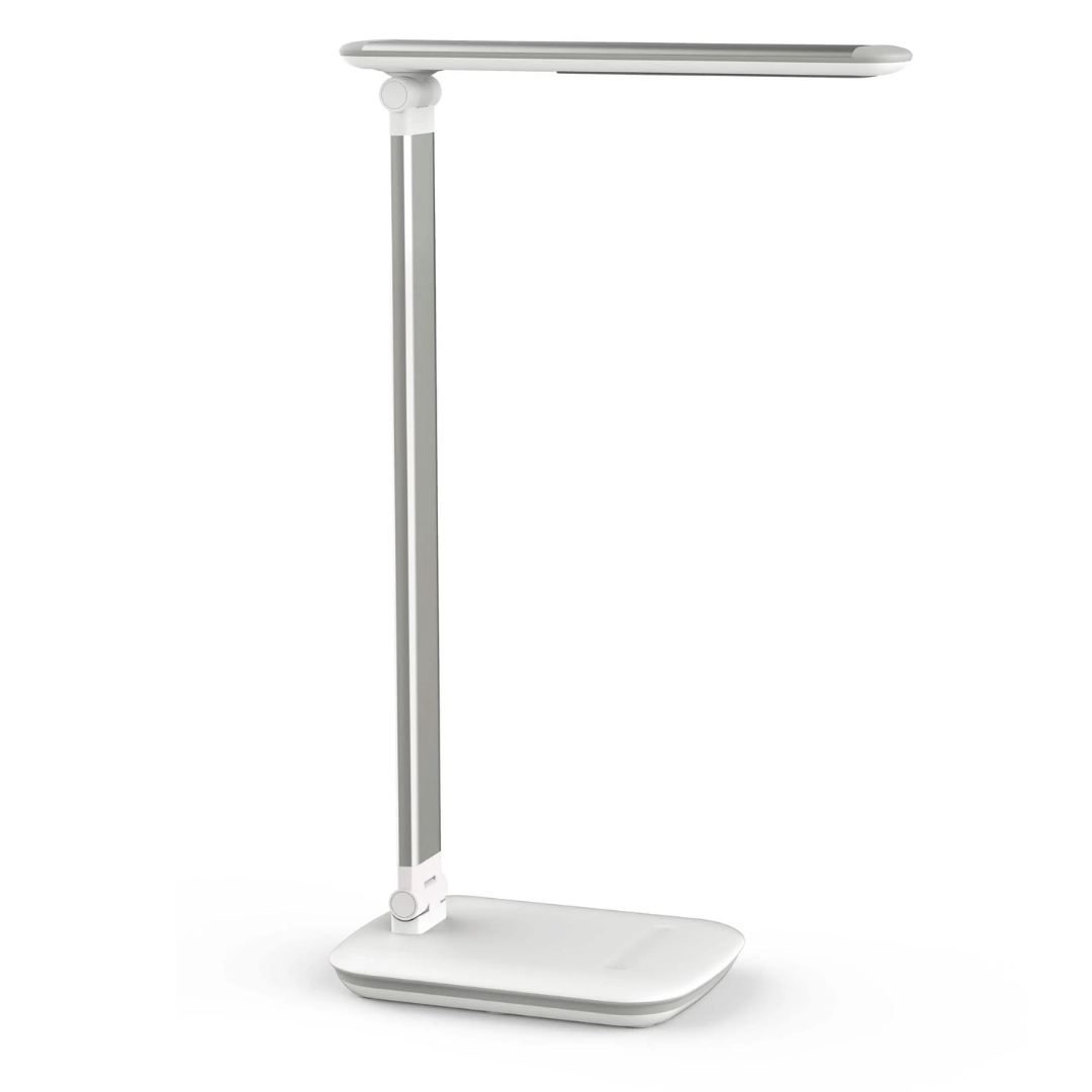 Lampa de birou, cu LED, MAUL Jazzy cu USB - alba