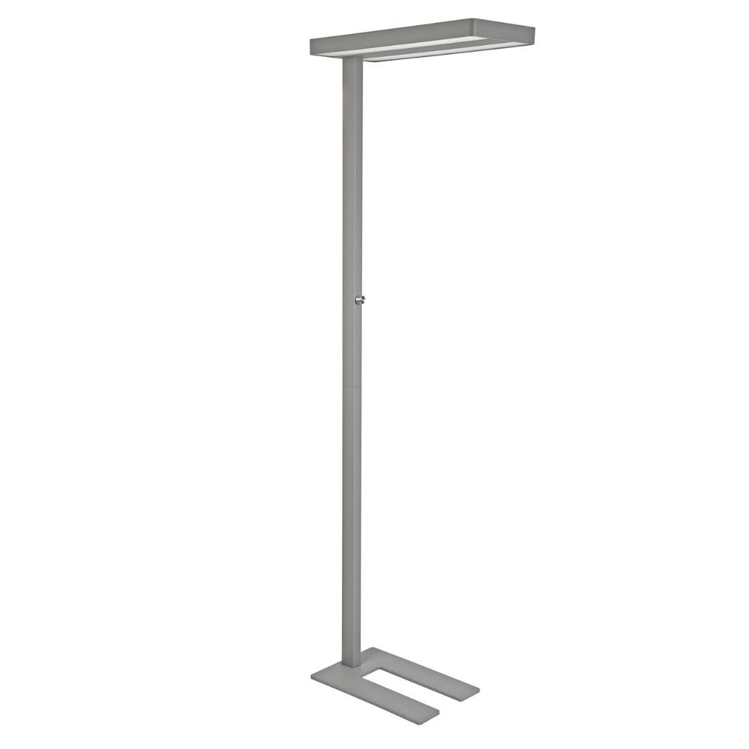 Toate produsele, Lampa de podea, cu LED, MAUL Javal - argintie - vectordirect.ro