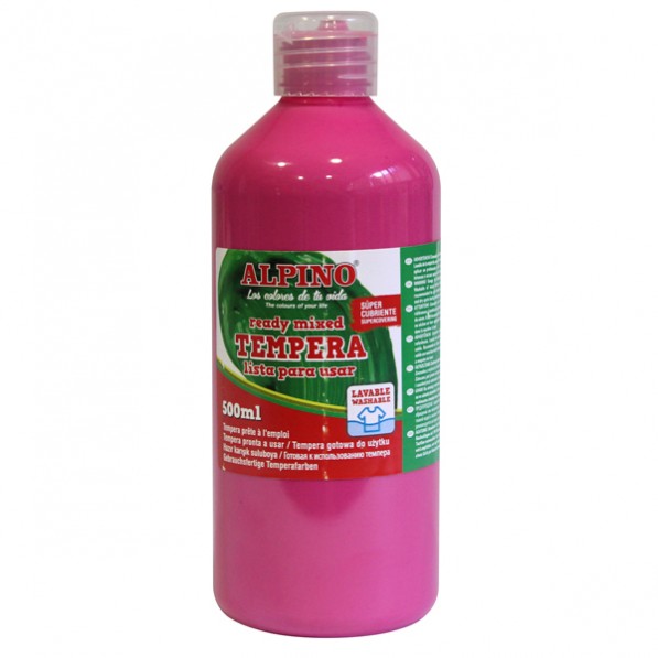 Toate produsele, Tempera lavabila, 500ml, Alpino - magenta - vectordirect.ro