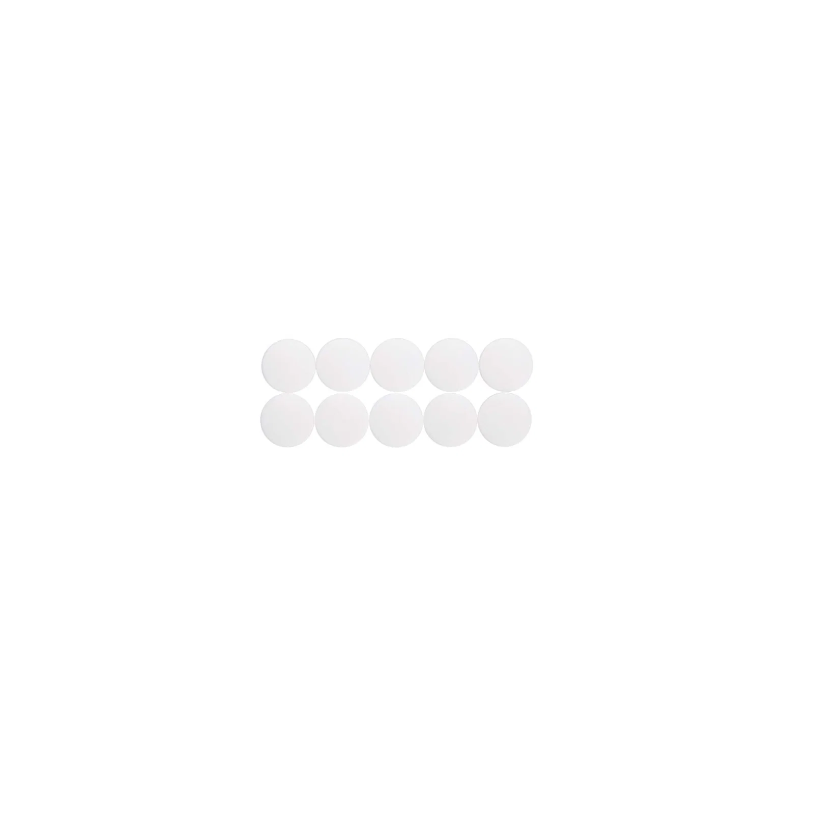Magneti forma rotunda, D15mm, 0.15 kg forta, 10 buc/set, MAUL Solid - alb