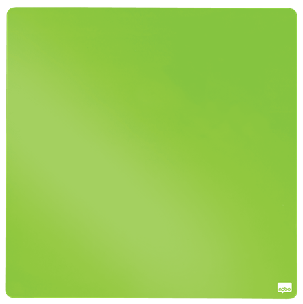 Campanie HSM HP Nobo, Tabla NOBO patrata, plastic, 36x36 cm, magnetica, include marker si magneti, verde - vectordirect.ro
