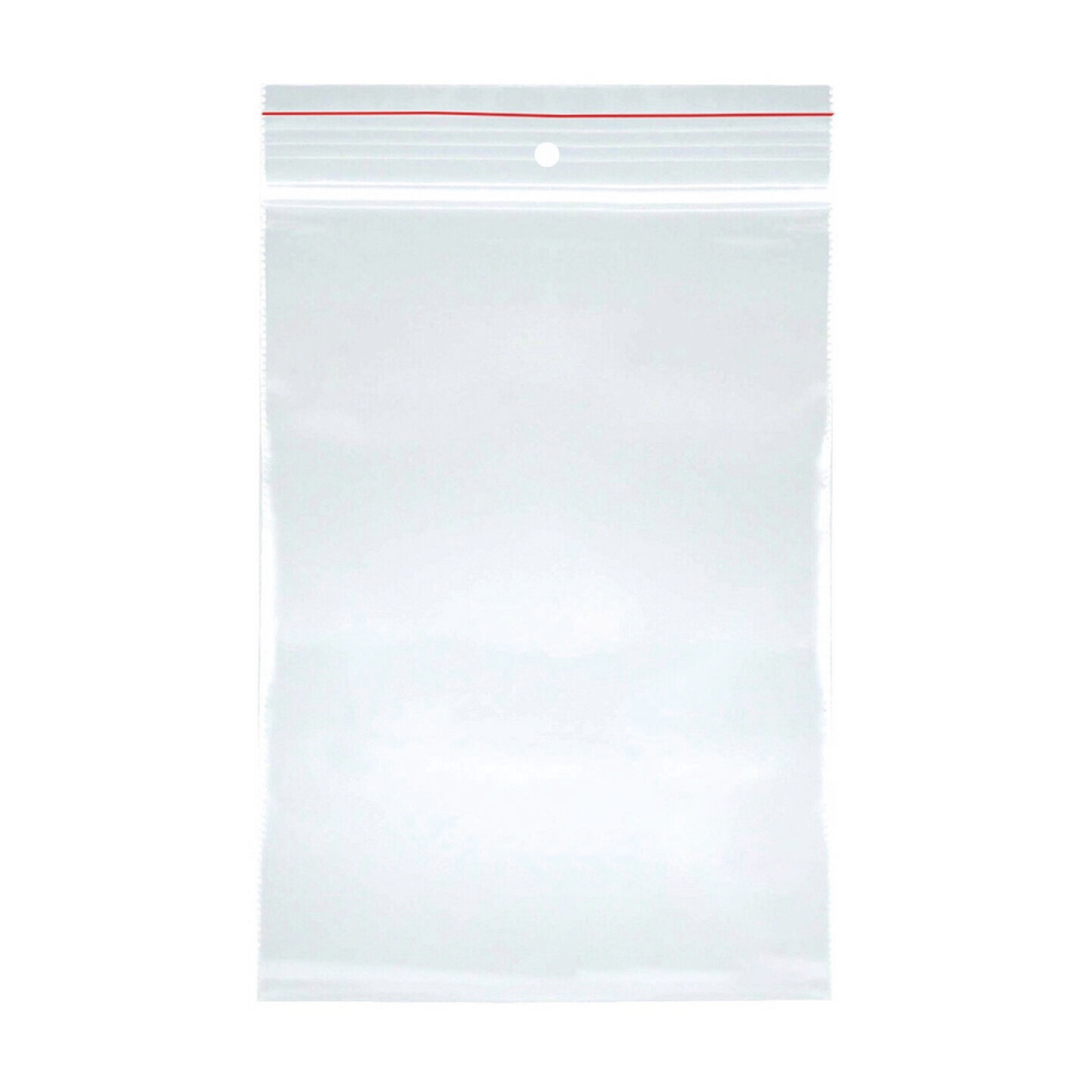 Pungi plastic cu fermoar pentru sigilare, 170 x 230mm, 40 microni, 100 buc/set, Office Products -tra