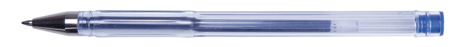 Pixuri BIC, Pix transparent cu gel, varf 0.7mm, Office Products - albastru - vectordirect.ro