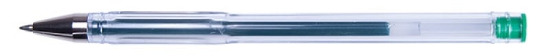 Pixuri BIC, Pix transparent cu gel, varf 0.7mm, Office Products - verde - vectordirect.ro