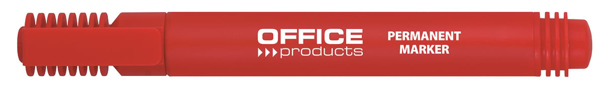 Stilouri, Permanent marker, varf rotund 1-3mm, corp plastic, Office Products - rosu - vectordirect.ro