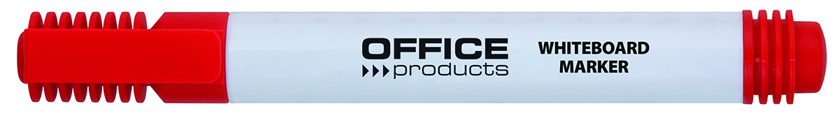 Toate produsele, Marker pentru table de scris, varf rotund, corp plastic, Office Products - rosu - vectordirect.ro