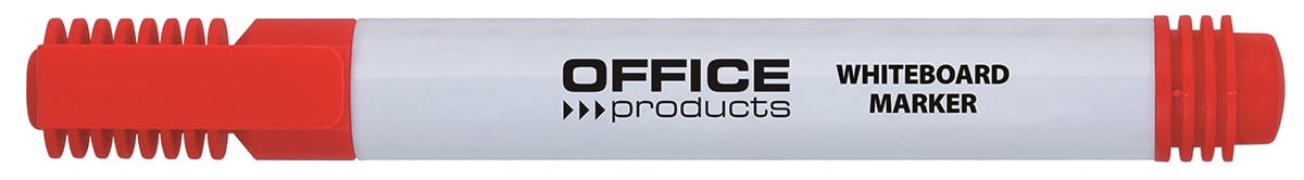 Toate produsele, Marker pentru table de scris, varf rotund, corp plastic, Office Products - rosu - vectordirect.ro
