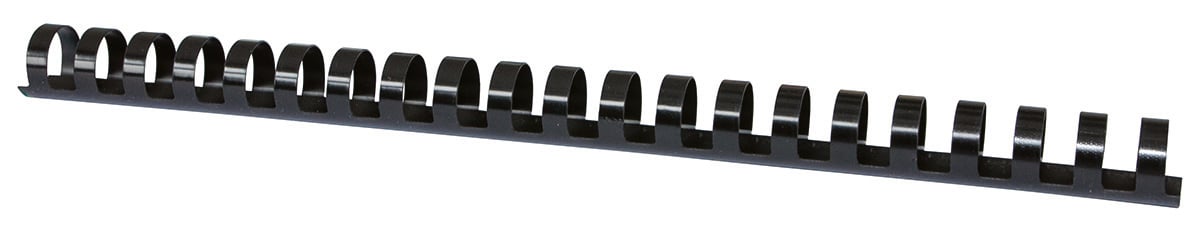 Echipamente birou, Inele plastic 19 mm, max 175 coli, 100buc/cut Office Products - negru - vectordirect.ro