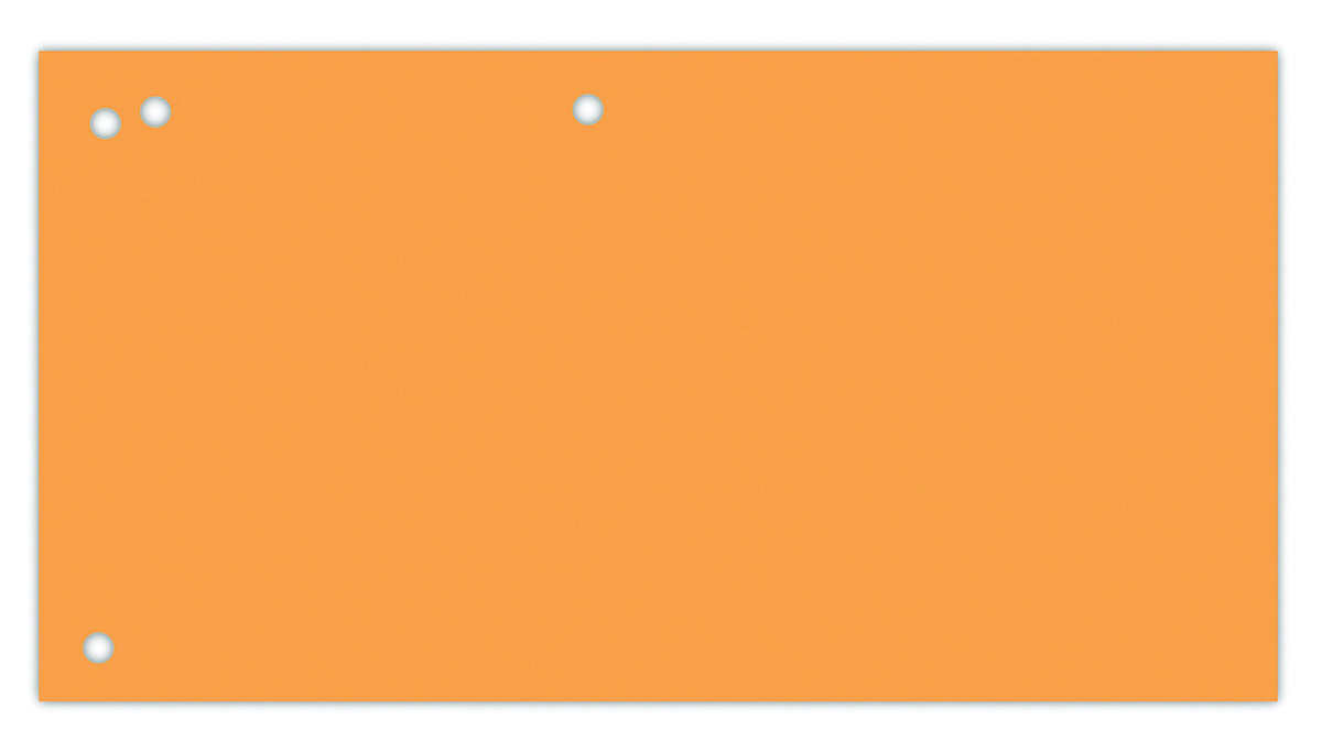 Separatoare biblioraft, carton 190 g/mp, 105 x 240mm, 100 buc/set, Office Products Duo - orange