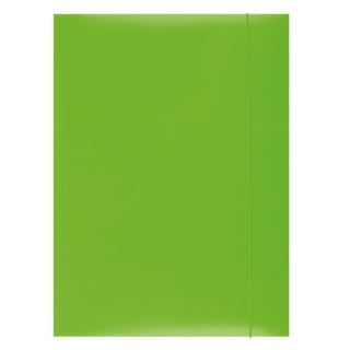 Elastice, buretiere, Mapa din carton plastifiat cu elastic, 300gsm, Office Products - verde - vectordirect.ro