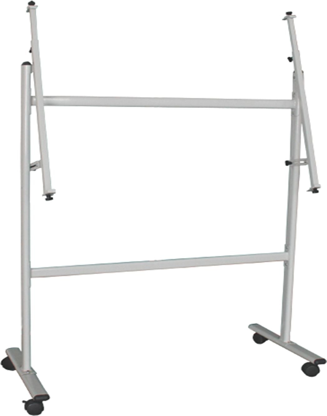 Table de scris cu creta, Stand metalic pentru panouri de la 90 x 120cm pana la 120 x 240cm, pe rotile, Optima - vectordirect.ro